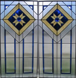 Geometric cabinet doors