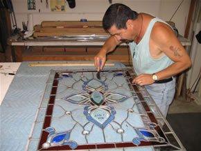 Genaro working on a repair