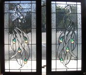 Peacock cabinet doors